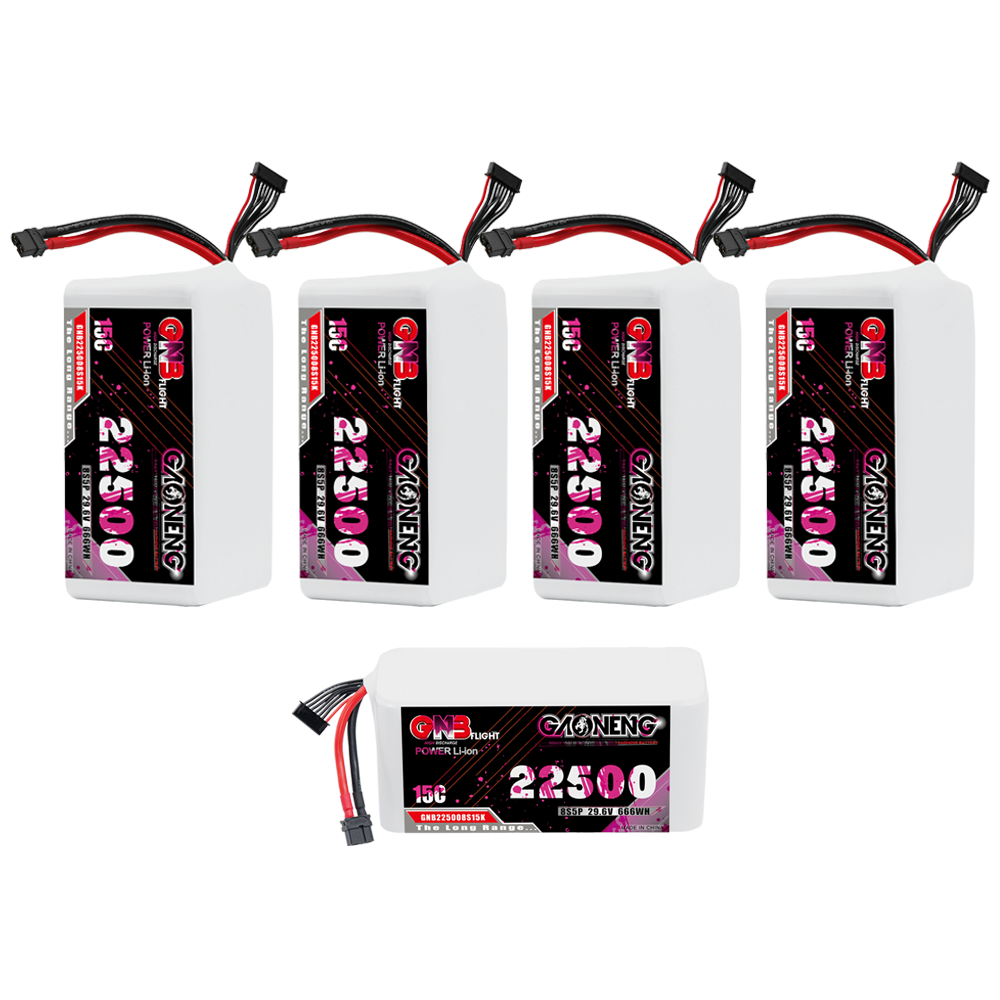 GAONENG GNB 8S5P 29.6V 22500mAh 15C XT60 Li-ion Battery 
