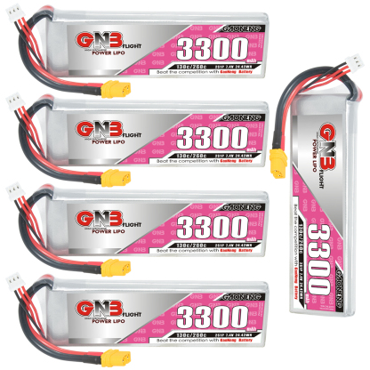 GAONENG GNB 2S 7.4V 3300mAh 130C LiPo Battery XT60