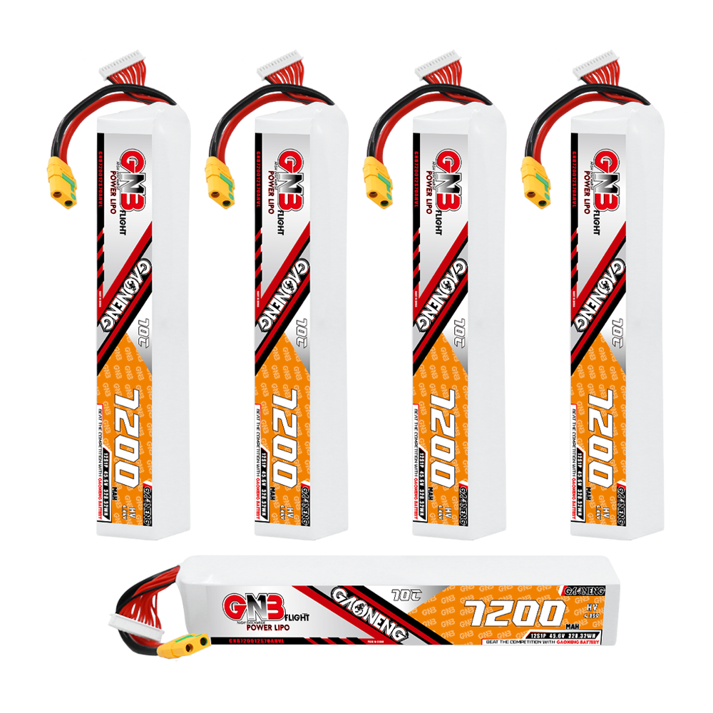GAONENG GNB 12S 45.6V HV 7200mAh 70C LiPo Battery XT90S