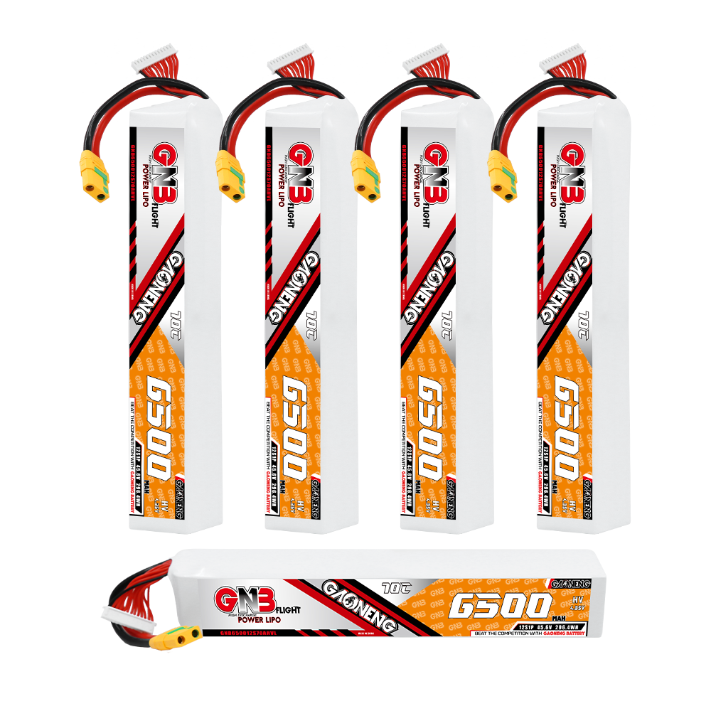 GAONENG GNB 12S 45.6V HV 6500mAh 70C LiPo Battery XT90S