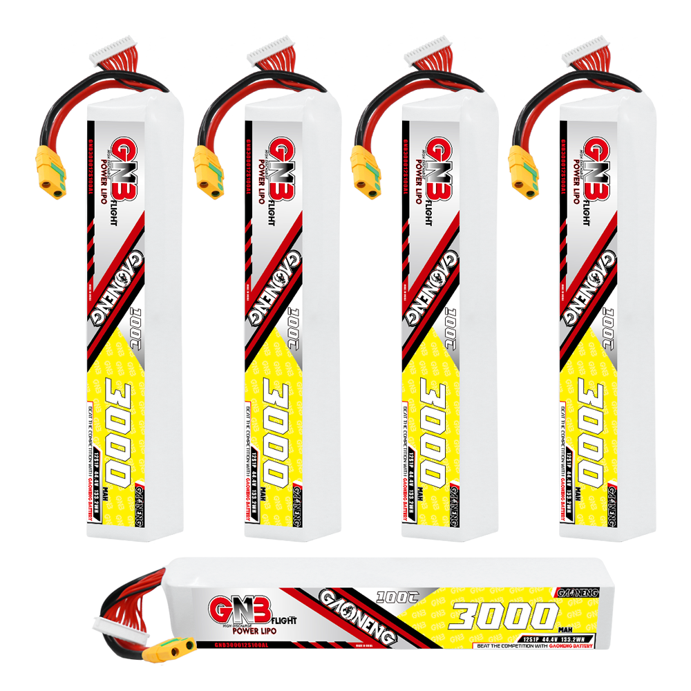 GAONENG GNB 12S 44.4V 3000mAh 120C LiPo Battery XT90S