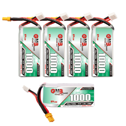 GAONENG GNB LiHV 2S 7.6V 1000mAh 70C XT30 LiPo Battery Long Range