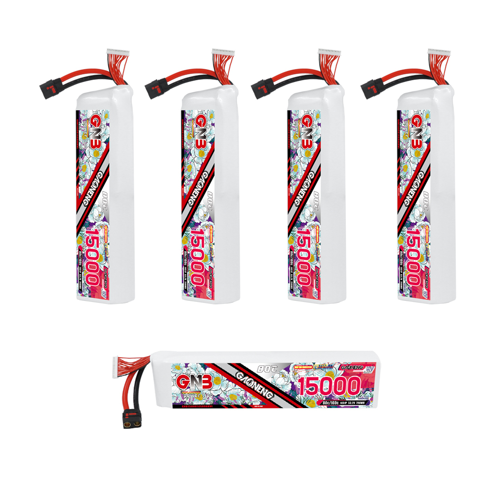 GAONENG GNB  14S1P 53.2V HV 15000mAh 80C RC LiPo Battery QS8