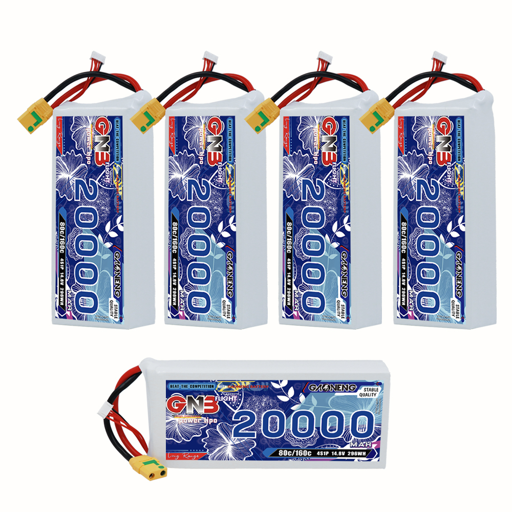 GAONENG GNB 4S1P 14.8V 20000mAh 80C RC LiPo Battery XT90S