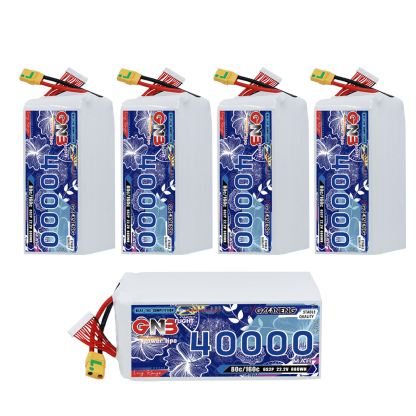 GAONENG GNB 6S2P 22.2V 40000mAh 80C RC LiPo Battery XT90S