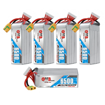 GAONENG GNB 12S1P 44.4V 6500mAh 80C LiPo Battery XT90S