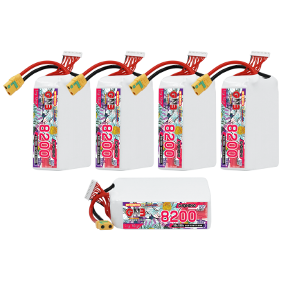GAONENG GNB 12S1P 45.6V HV 8200mAh 80C LiPo Battery XT90S