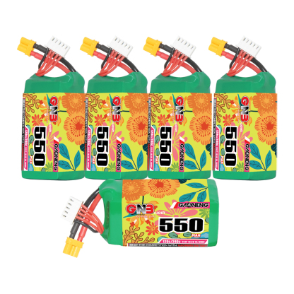 GAONENG GNB 5S 18.5V 550mAh 120C XT30 LiPo Battery Square Type