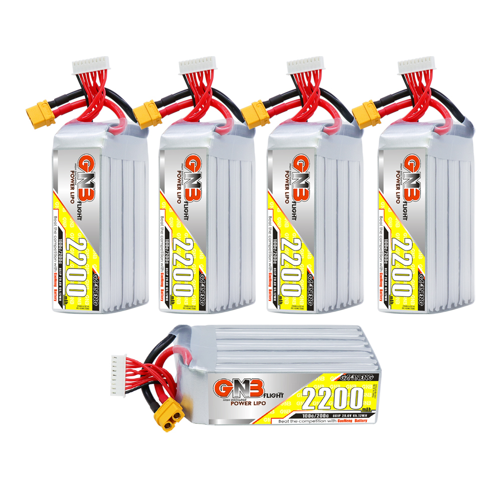 GAONENG GNB 8S 29.6V 2200mAh 100C LiPo Battery XT60