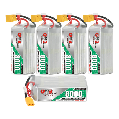 GAONENG GNB 6S 22.2V 8000mAh 70C LiPo Battery XT90