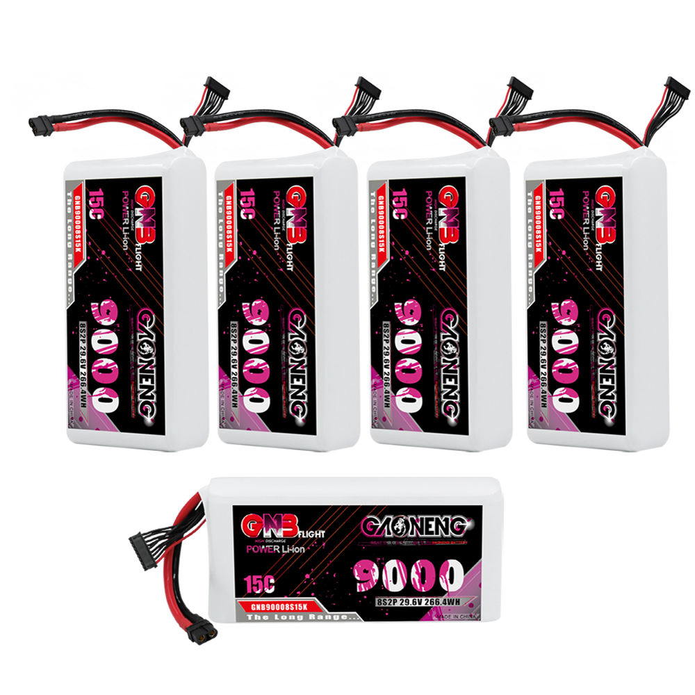GAONENG GNB 8S2P 22.2V 9000mah 15C XT60 Li-ion Battery