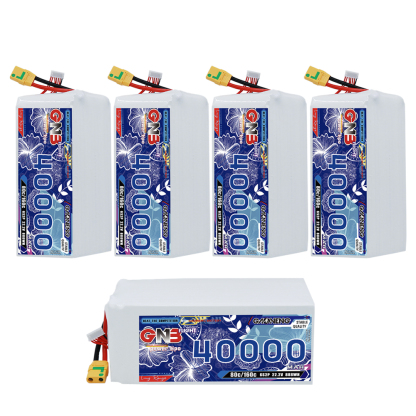 GAONENG GNB 6S2P 22.2V 40000mAh 80C RC LiPo Battery XT90S