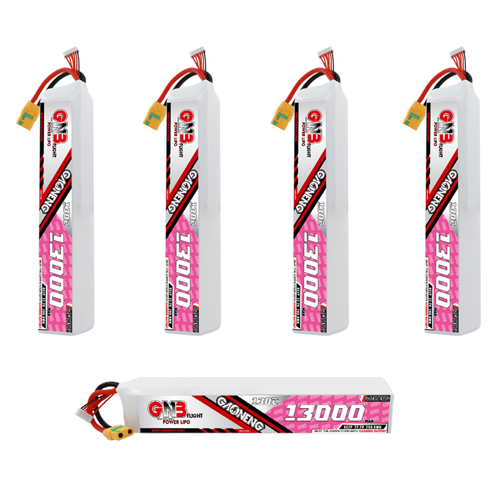 GAONENG GNB 6S 22.2V 13000mAh 130C RC LiPo Battery XT90S Anti Spark