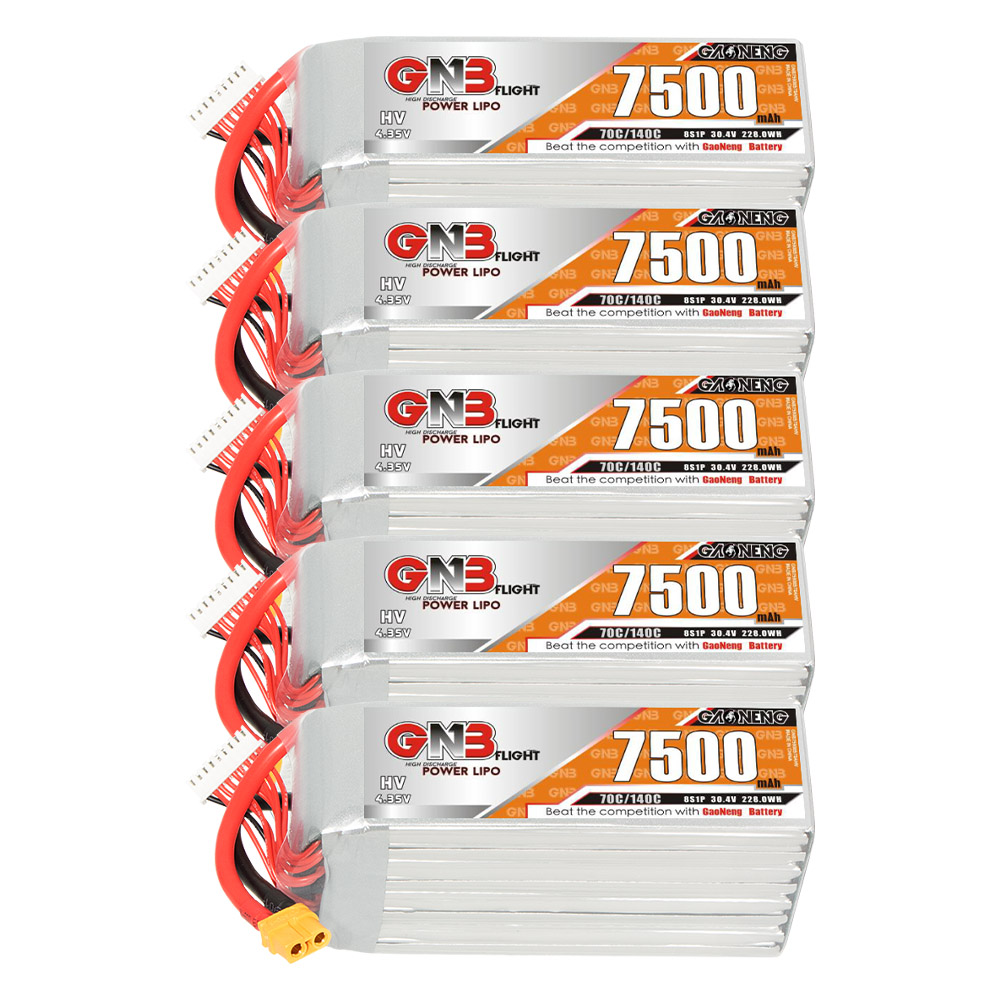GAONENG GNB HV 8S 30.4V 7500mAh 70C LiPo Battery XT60