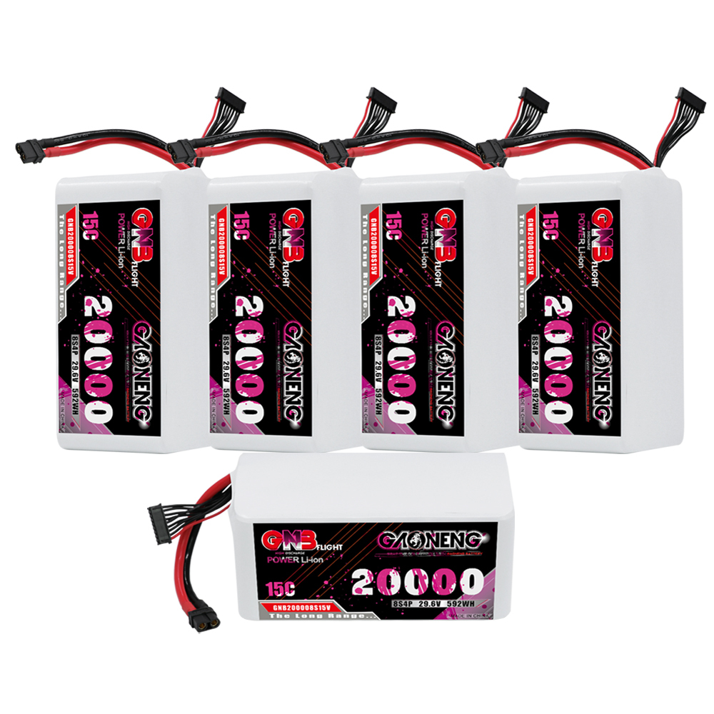 GAONENG GNB 8S4P 29.6V 20000mAh 15C XT60 Li-ion Battery 