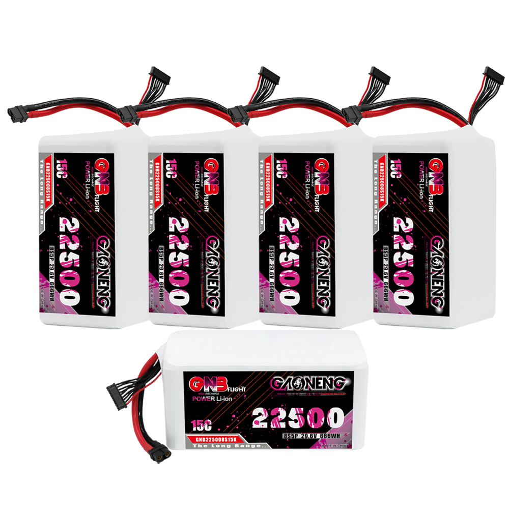GAONENG GNB 8S5P 29.6V 22500mAh 15C XT60 Li-ion Battery 