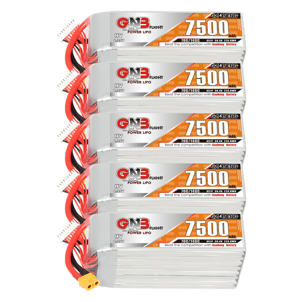 GAONENG GNB HV 8S 30.4V 7500mAh 70C LiPo Battery XT60