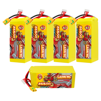 GAONENG GNB 26500mah 8S 29.6V 5C XT90S Semi Solid State Li-ion Battery 350WH/kg