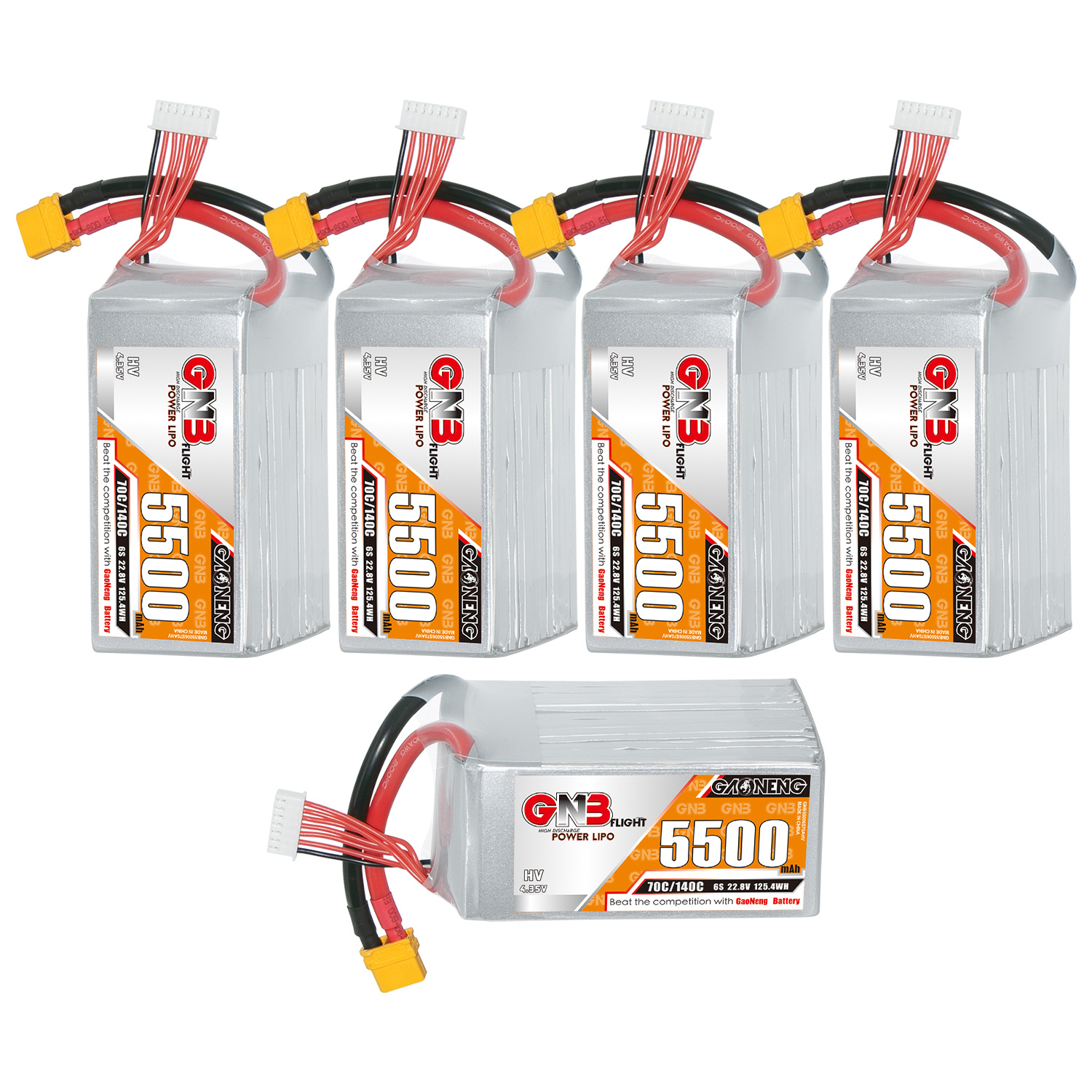 GAONENG GNB HV 6S 22.8V 5500mAh 70C LiPo Battery XT60