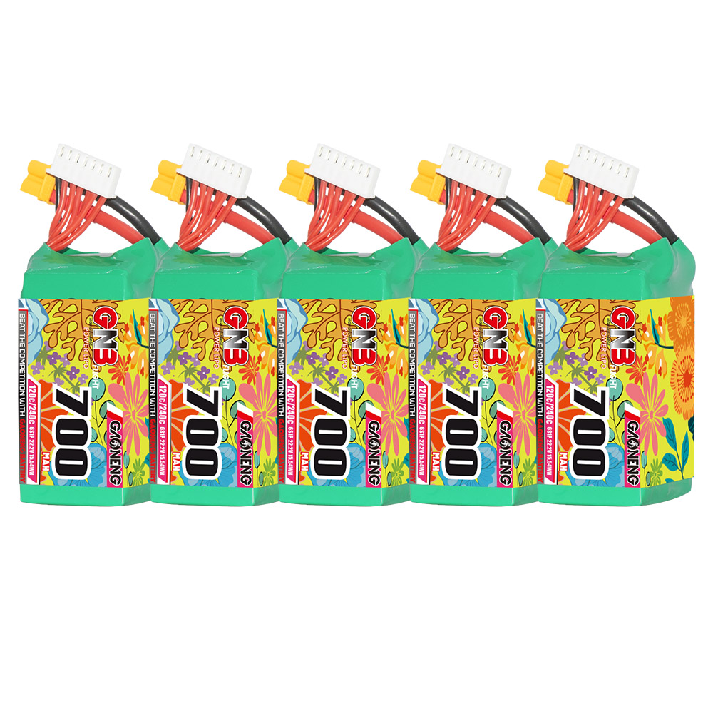 GAONENG GNB 6S 22.2V 700mAh 120C XT30 LiPo Battery