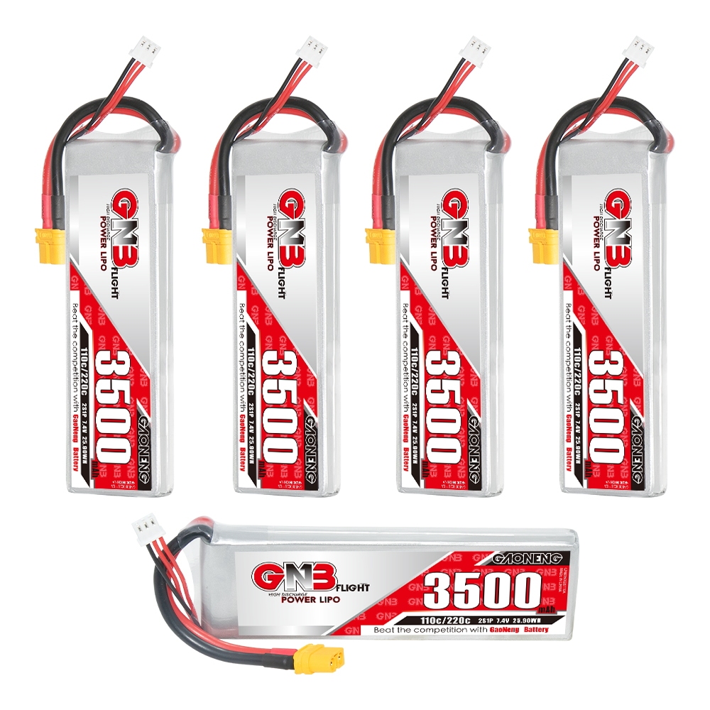 GAONENG GNB 2S 7.4V 3500mAh 110C LiPo Battery XT60