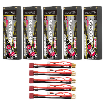 GAONENG GNB 2S 7.6V 6500mAh 180C  5mm Bullet Hard Case LiPo Battery LCG
