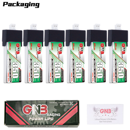 GAONENG GNB LiHV 1S 3.8V 350mAh 70C PH2.0 Plastic Head LiPo Battery