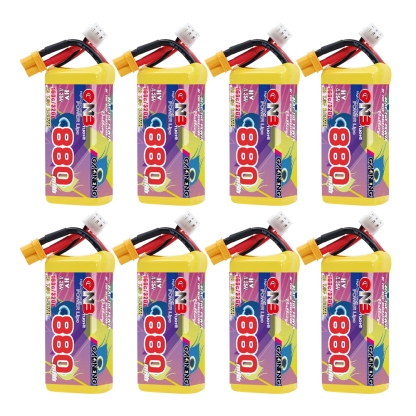 GAONENG GNB LiHV 2S 7.6V 880mah 160C XT30 LiPo Battery