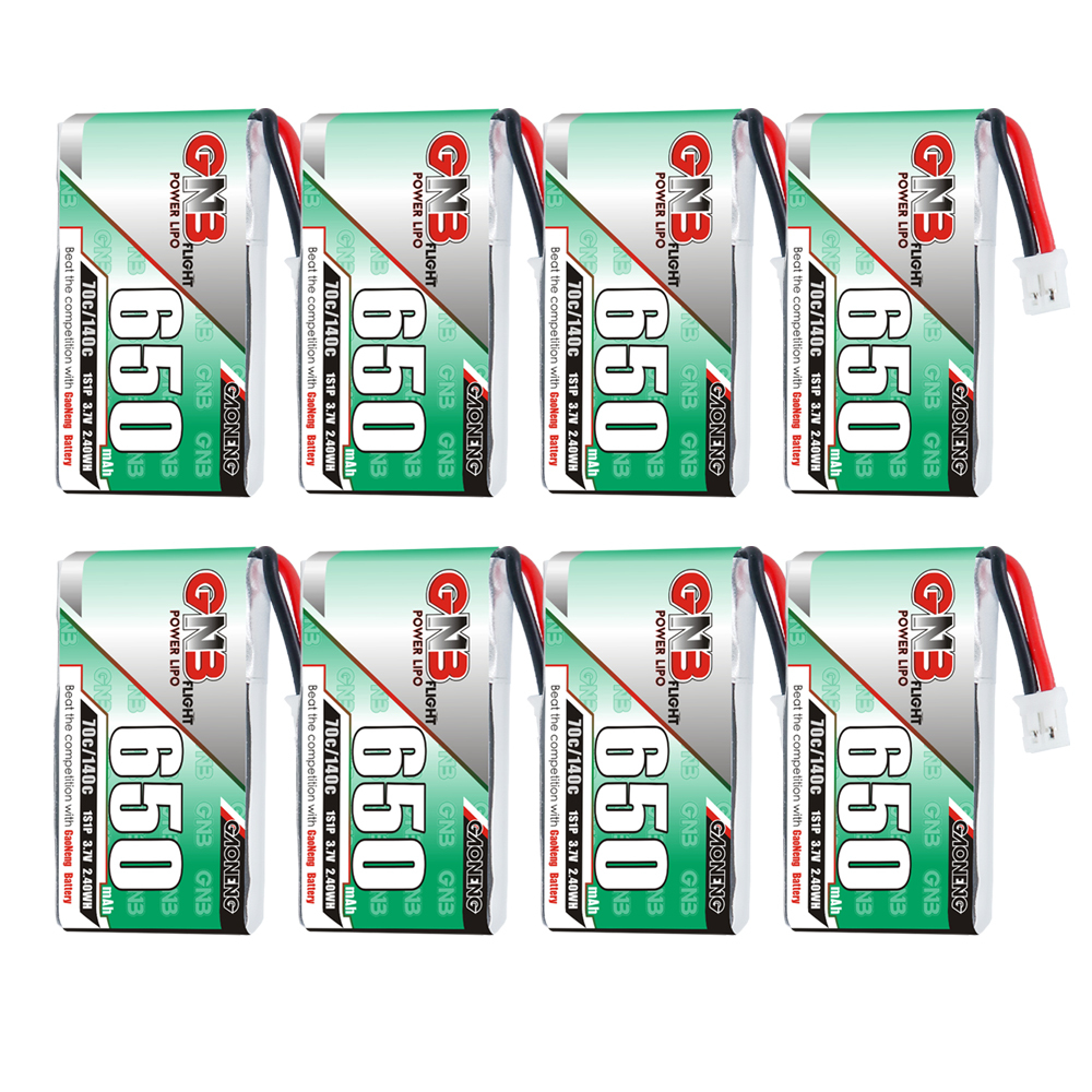 GAONENG GNB 1S 3.7V 650mAh 70C PH2.0 LiPo Battery