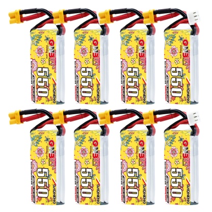 GAONENG GNB LiHV 2S 7.6V 550mah120C XT30 LiPo Battery