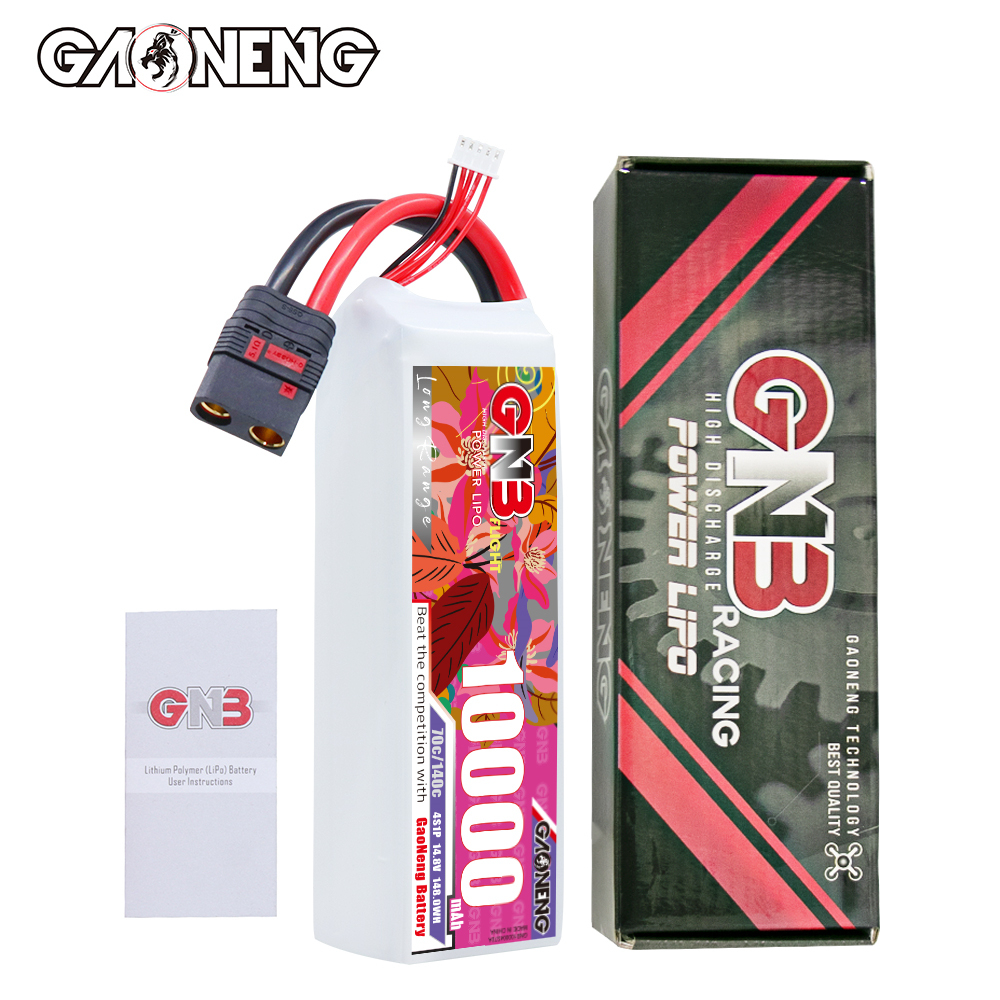GAONENG GNB 4S1P 14.8V 10000mAh 70C RC LiPo Battery QS8