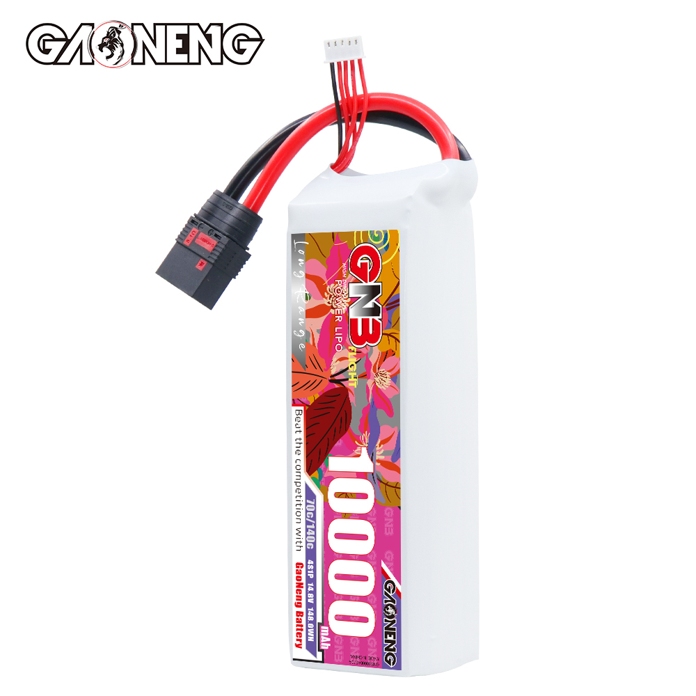 GAONENG GNB 4S1P 14.8V 10000mAh 70C RC LiPo Battery QS8