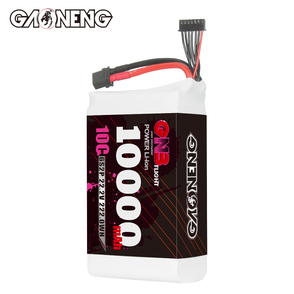 GAONENG GNB 6S 22.2V 10000mAh 10C XT60 Li-ion Battery made with Samsung 21700 50S