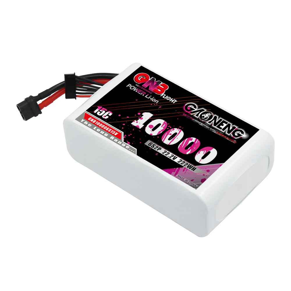 GAONENG GNB 6S2P 22.2V 10000mAh 15C XT60 Li-ion Battery
