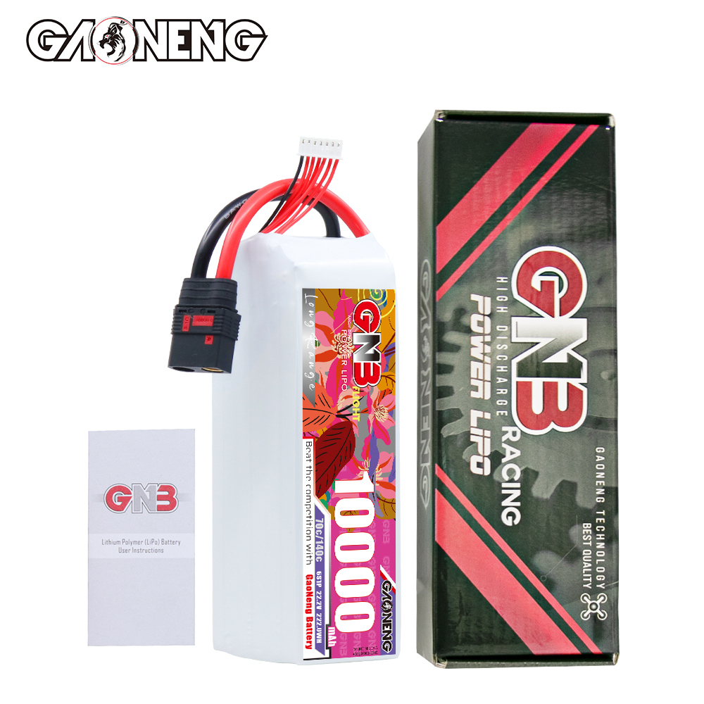 GAONENG GNB 6S1P 22.2V 10000mAh 70C RC LiPo Battery QS8