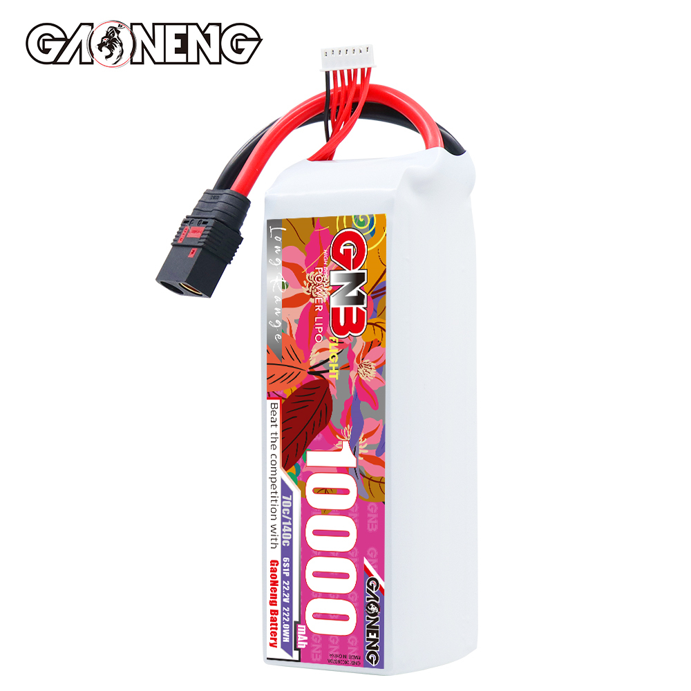 GAONENG GNB 6S1P 22.2V 10000mAh 70C RC LiPo Battery QS8