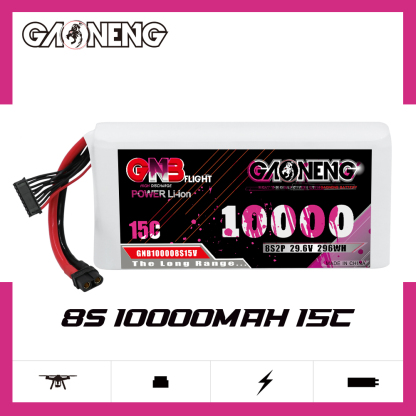 GAONENG GNB 8S2P 22.2V 10000mAh 15C XT60 Li-ion Battery