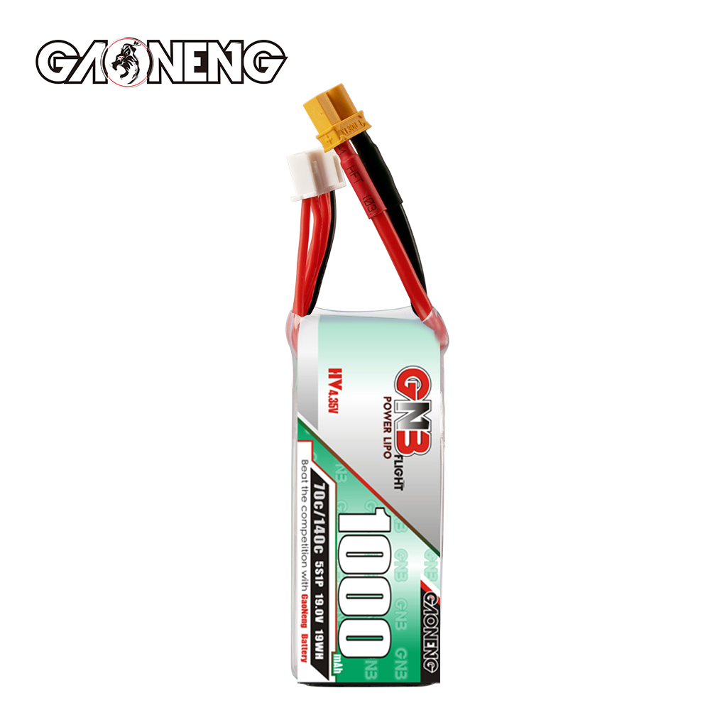 GAONENG GNB LiHV 5S 19V 1000mAh 70C XT30 LiPo Battery Long Range
