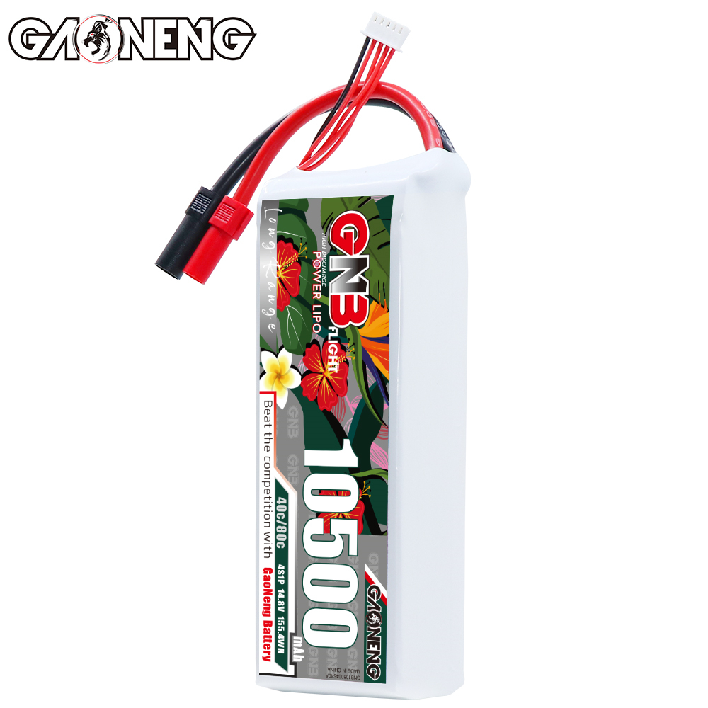 GAONENG GNB 4S 14.8V 10500mah 40C LiPo Battery XT150