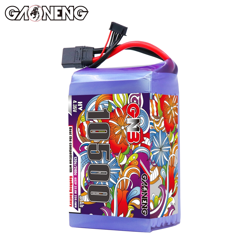 GAONENG GNB 6S 22.8V HV 10500mAh 120C RC LiPo Battery XT90