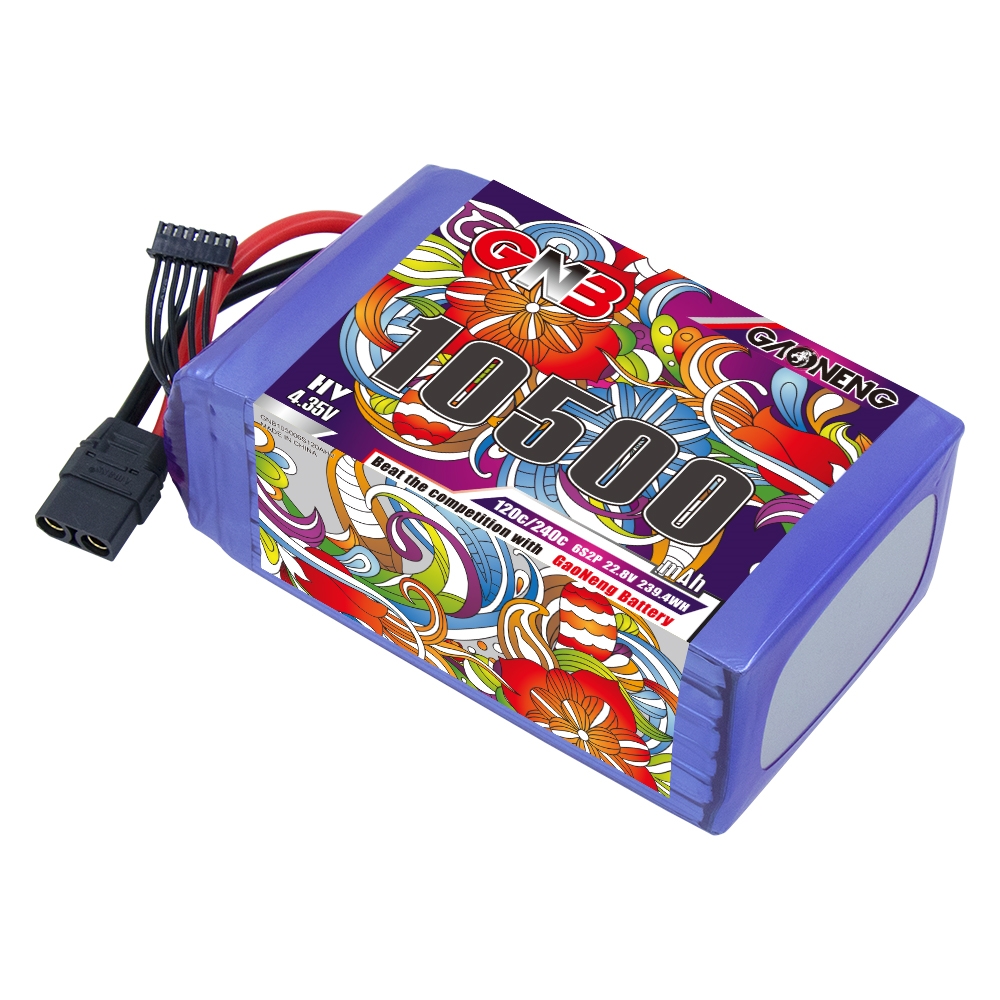 GAONENG GNB 6S 22.8V HV 10500mAh 120C RC LiPo Battery XT90