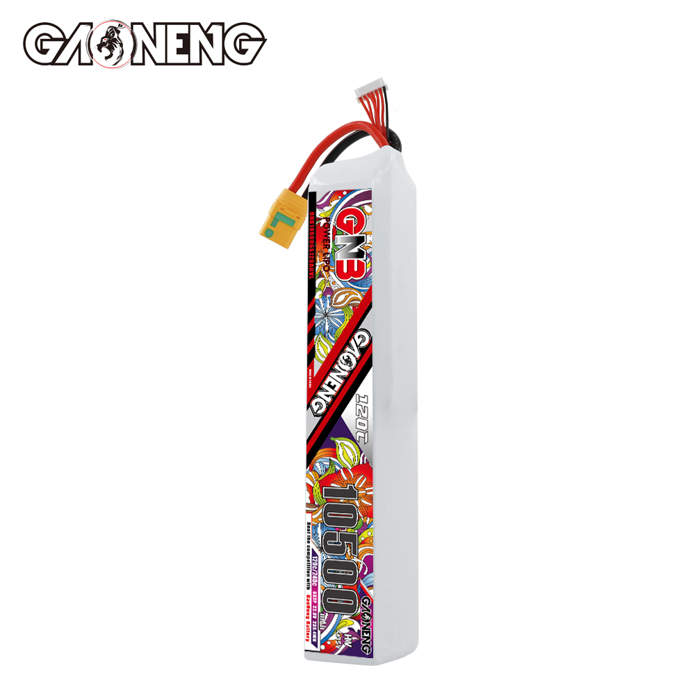 GAONENG GNB 6S 6S2P 22.8V HV 10500mAh 120C LiPo Battery XT90S