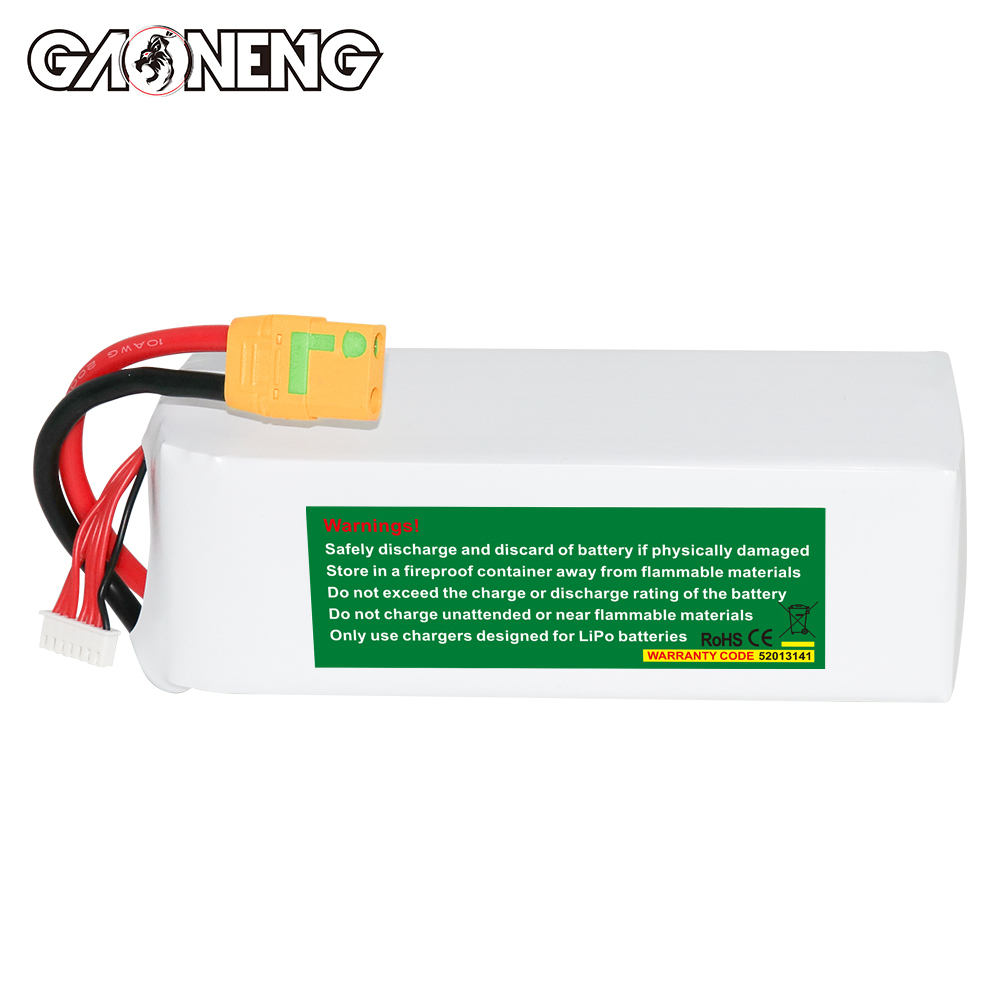 GAONENG GNB 6S 22.2V 10500mah 40C LiPo Battery XT90