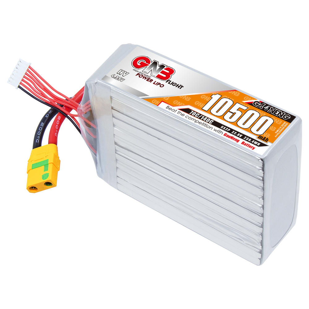 GAONENG GNB 6S 22.8V HV 10500mAh 70C RC LiPo Battery XT90S