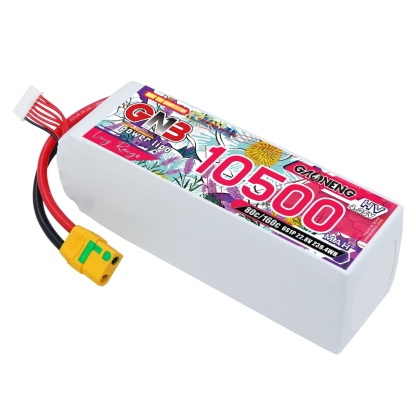 GAONENG GNB 6S 22.8V HV 10500mAh 80C RC LiPo Battery XT90S