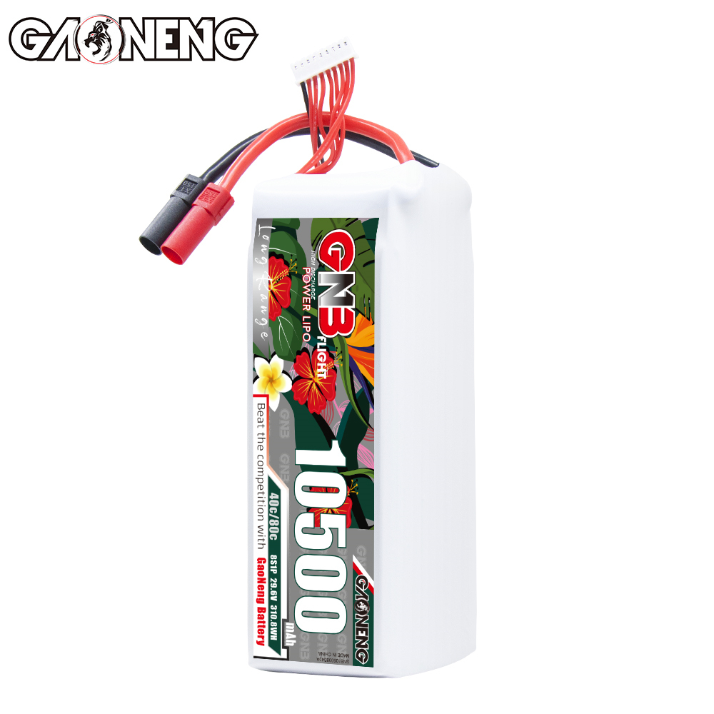 GAONENG GNB 8S1P 29.6V 10500mah 40C LiPo Battery XT150