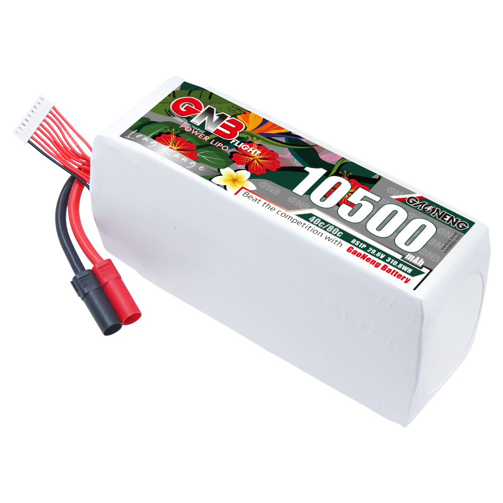 GAONENG GNB 8S1P 29.6V 10500mah 40C LiPo Battery XT150
