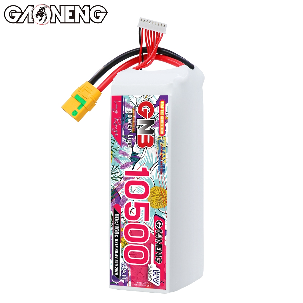 GAONENG GNB 8S1P 30.4V 10500mah 80C LiPo Battery XT90S