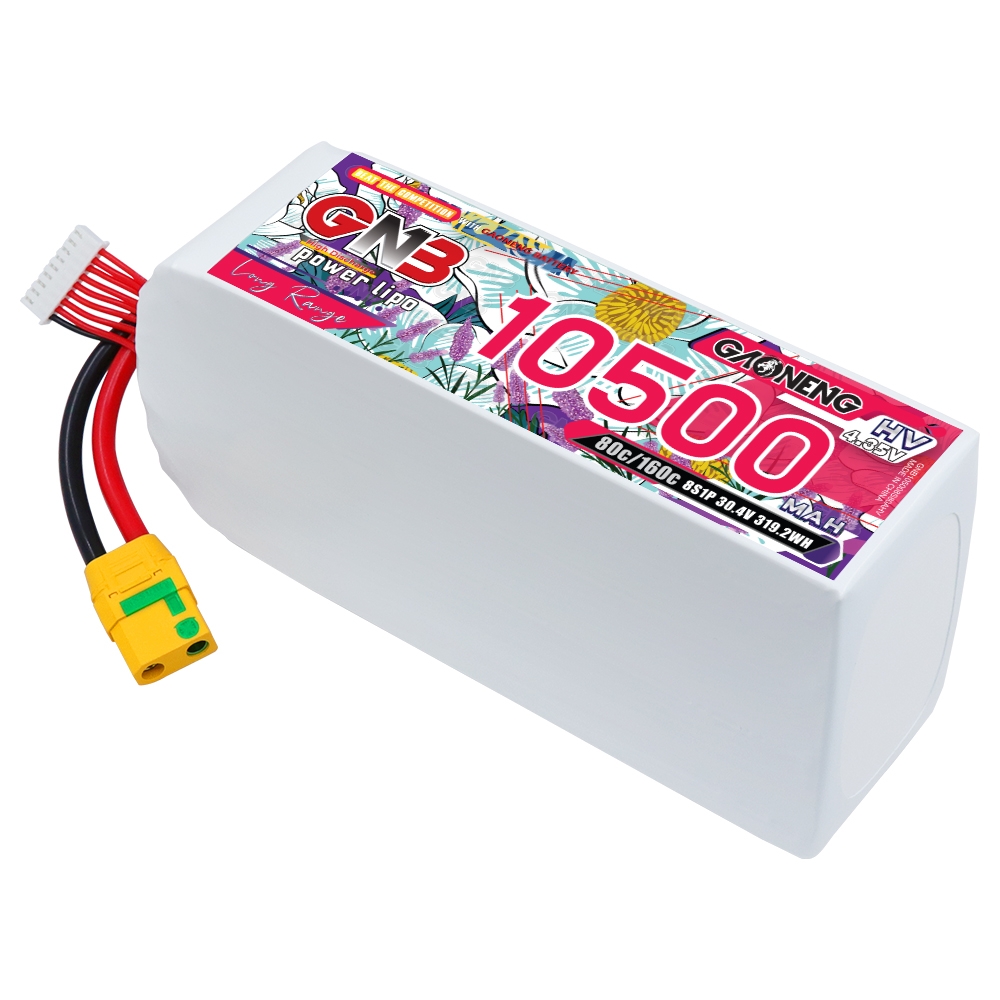 GAONENG GNB 8S1P 30.4V 10500mah 80C LiPo Battery XT90S