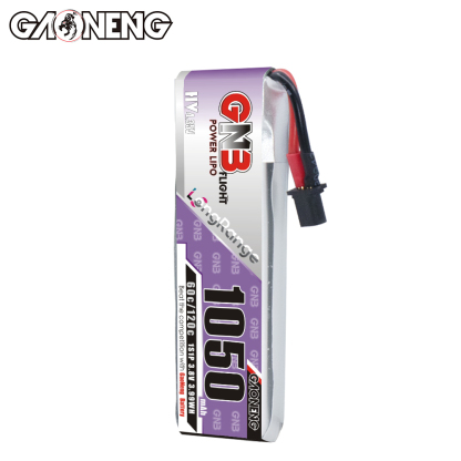 GAONENG GNB LiHV 1S 3.8V 1050mAh 60C A30 Cabled LiPo Battery Long Range